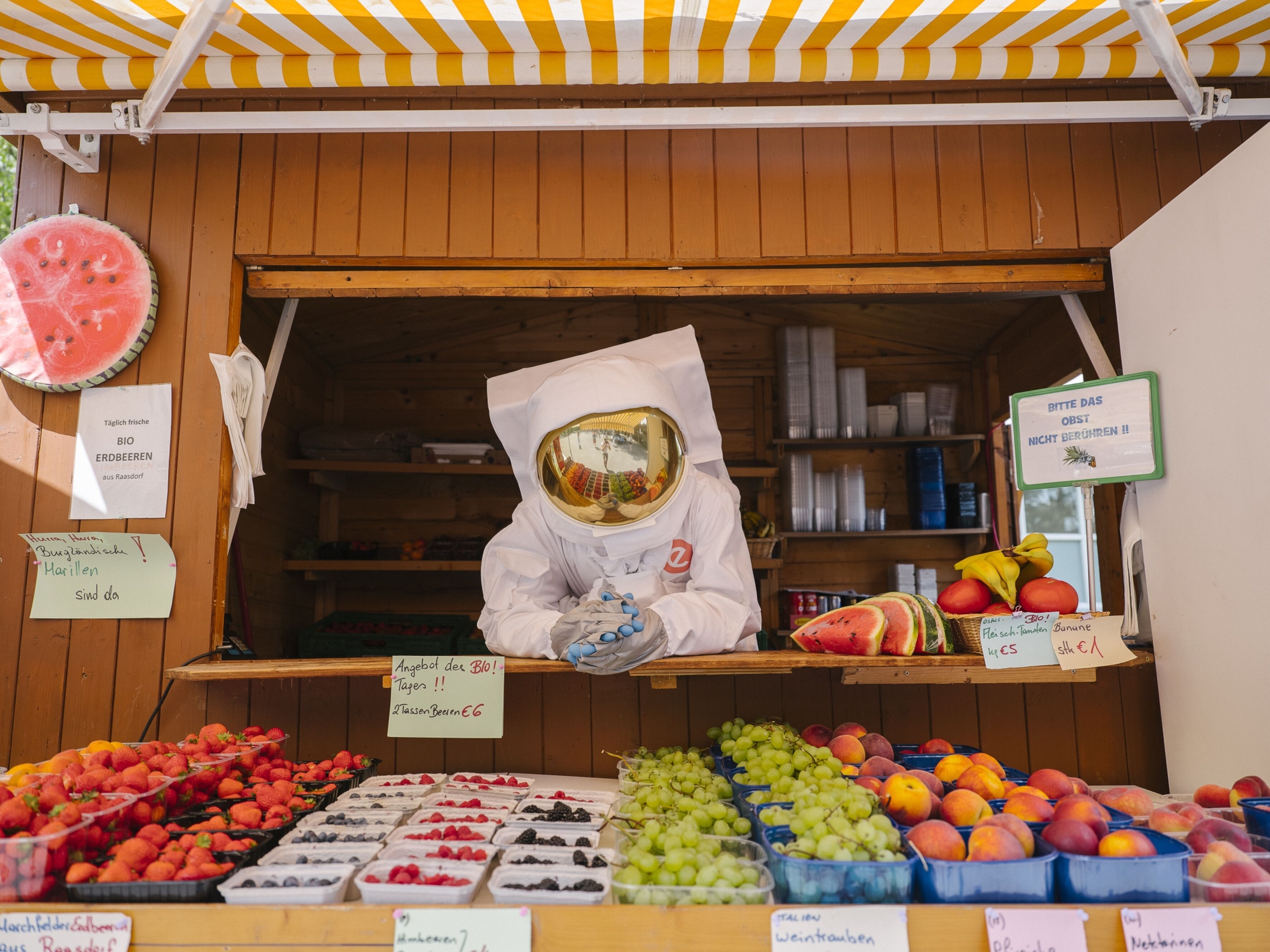 Astronaut Obststand