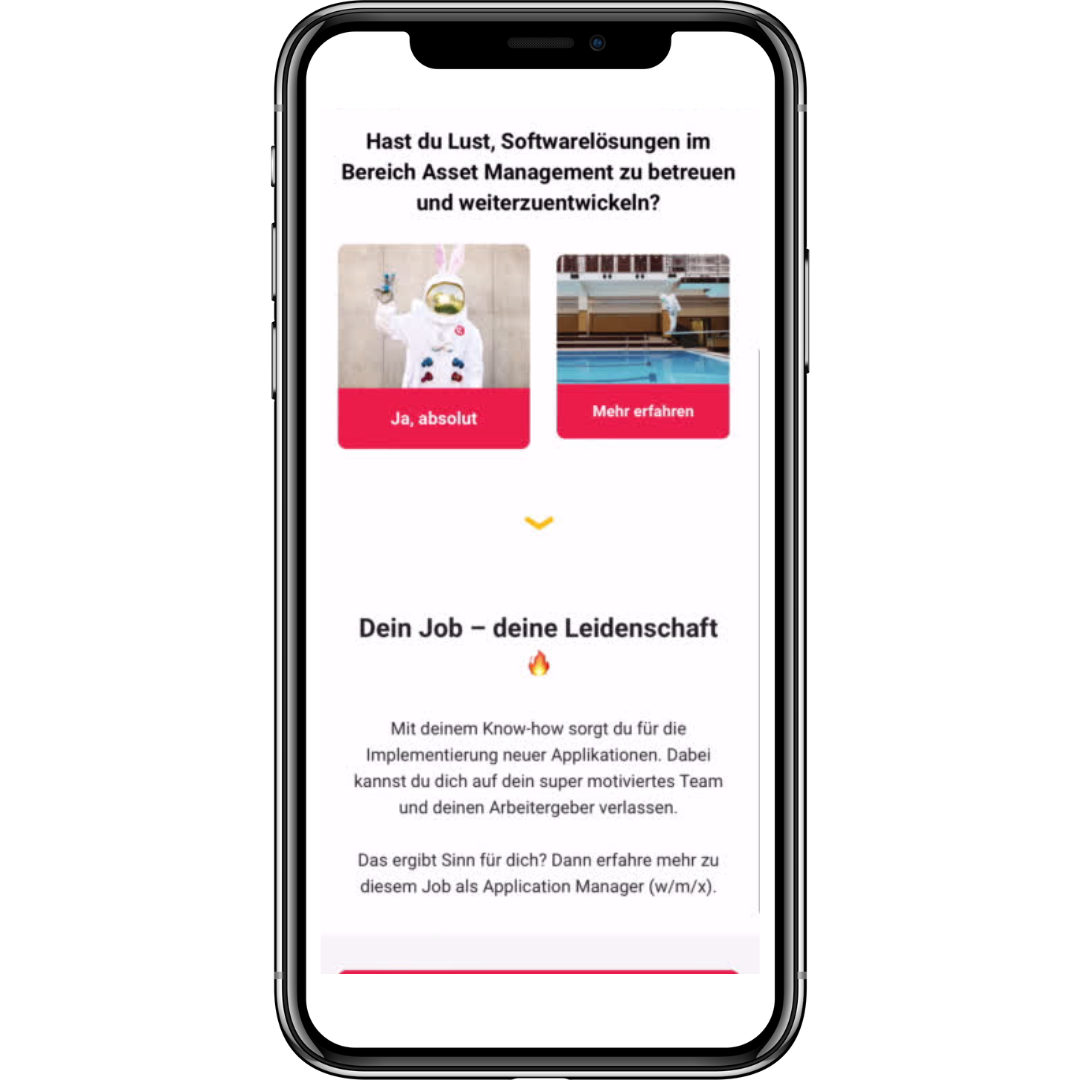 Performance Recruiting Bewerbungsfunnel